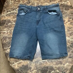 Men's Blue Denim Shorts